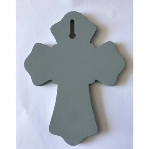 Glow Decor 8" Red And Brown "God Bless America" Wall Cross