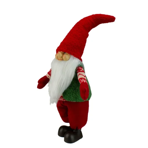 Gnomes*Northlight 23" Red And Green Santa Christmas Gnome Tabletop Figure