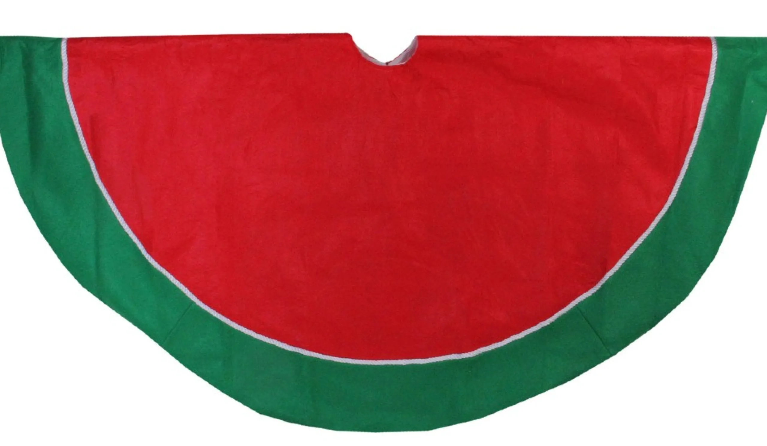 48 Inch And Smaller*Northlight 48" Red And Green Traditional Christmas Tree Skirt
