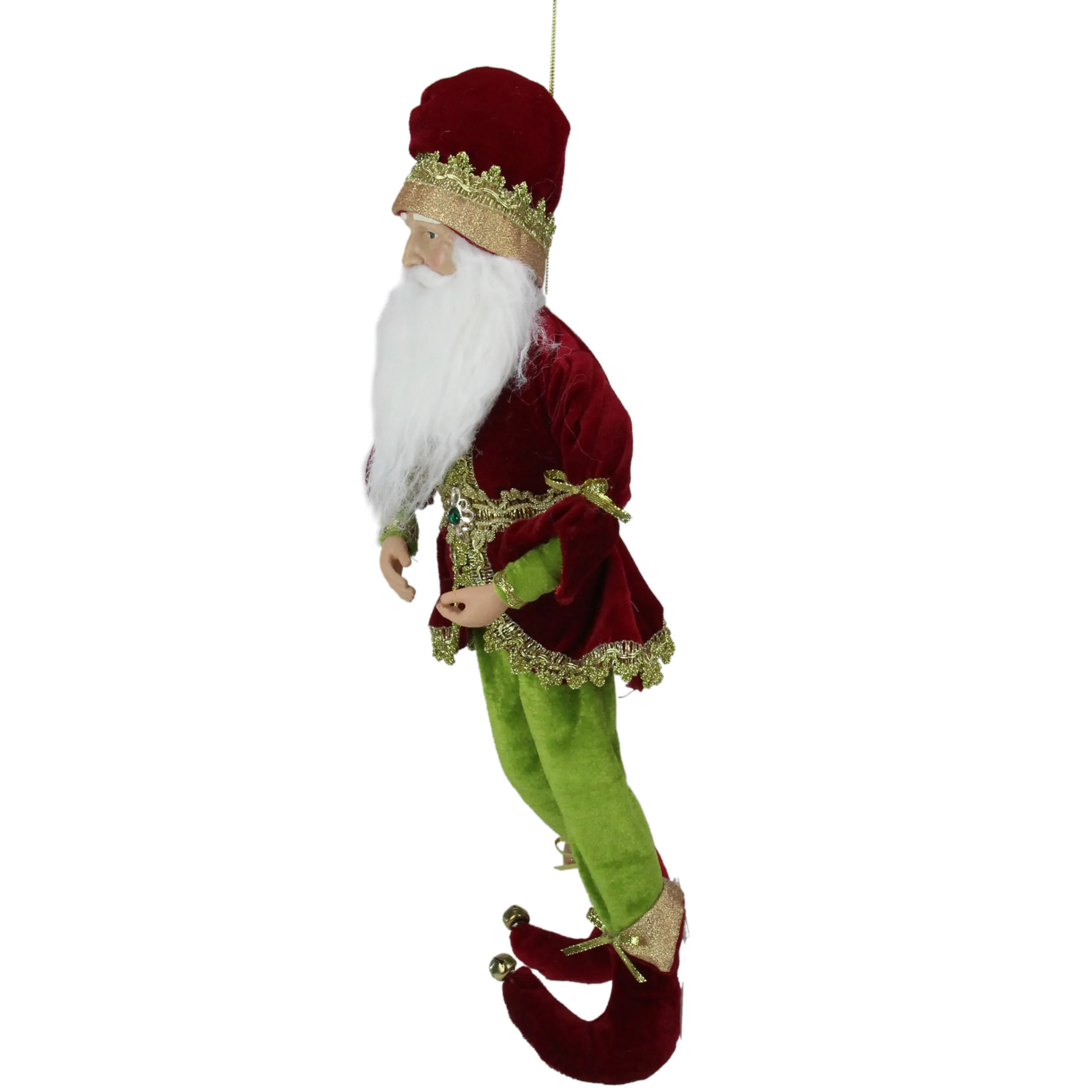 Northlight Fantasy & Sci Fi>18" Red And Green Whimsical Elf Christmas Decor Figurine