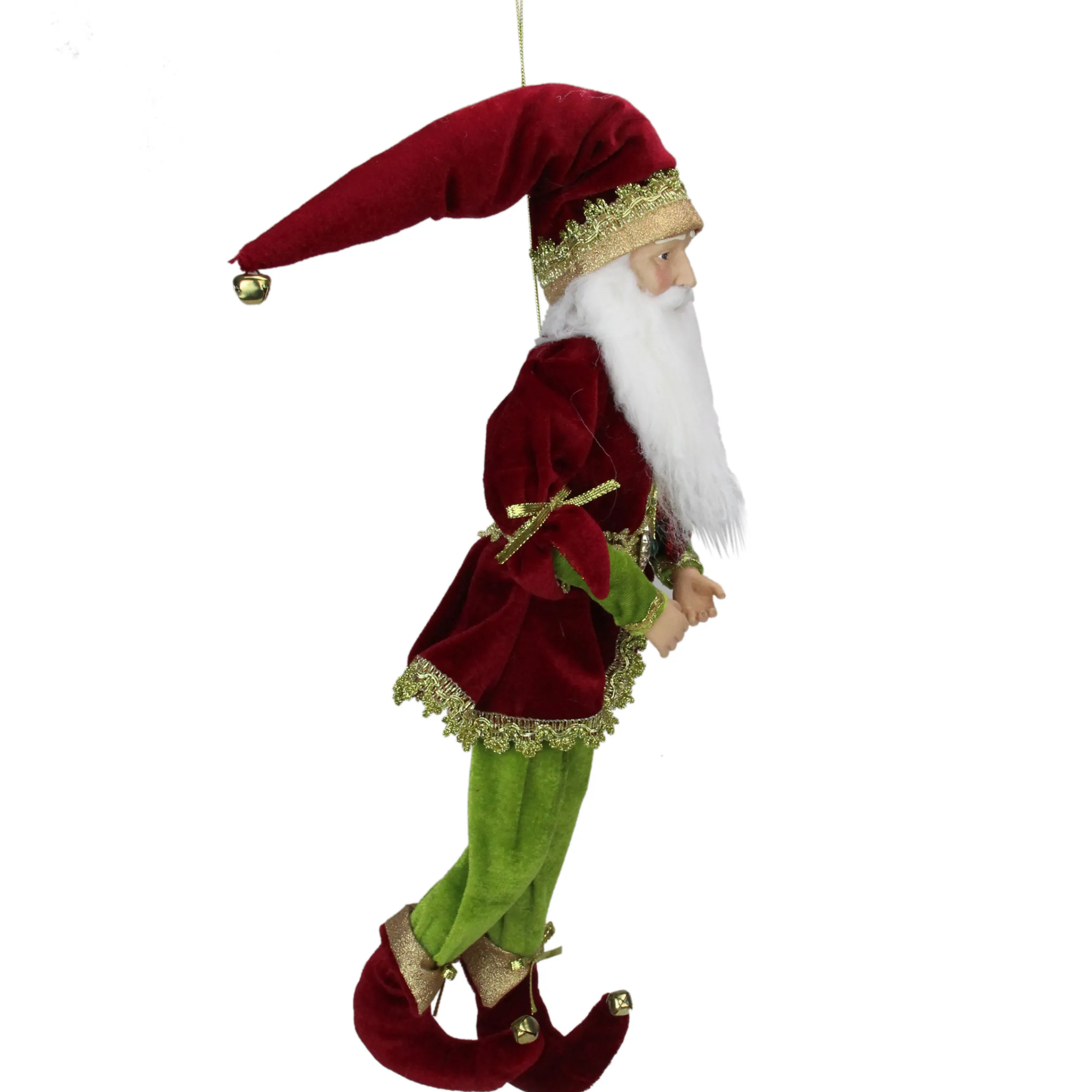 Northlight Fantasy & Sci Fi>18" Red And Green Whimsical Elf Christmas Decor Figurine