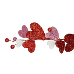 Northlight 6' Red And Pink Hearts Valentine's Day Garland, Unlit