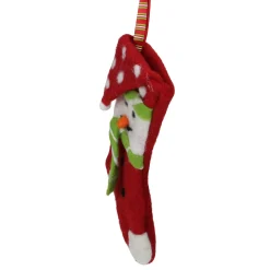 GCI Snowmen>8" Red And White Felt Snowman Face Stocking Christmas Ornament