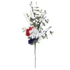 Northlight 27" Red And White Fourth Of July Patriotic Hydrangea Spray