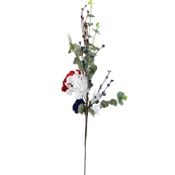 Northlight 27" Red And White Fourth Of July Patriotic Hydrangea Spray