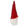 Northlight Fantasy & Sci Fi>6.25" Red And White Gnome Head With Hat Hanging Christmas Ornament