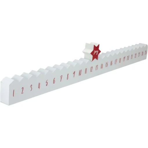 Advent Calendars*Northlight 24" Red And White "Joy" Christmas Countdown Advent Calendar