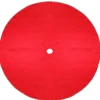 48 Inch And Smaller*Northlight 48" Red And White Shell Reversible Christmas Tree Skirt
