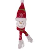Christmas by Krebs Snowmen>10" Red And White Snowman Head With Red Knitted Hat Christmas Ornament