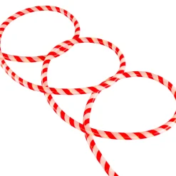 Northlight 18' Red And White Striped Candy Cane Outdoor Christmas Rope Lights