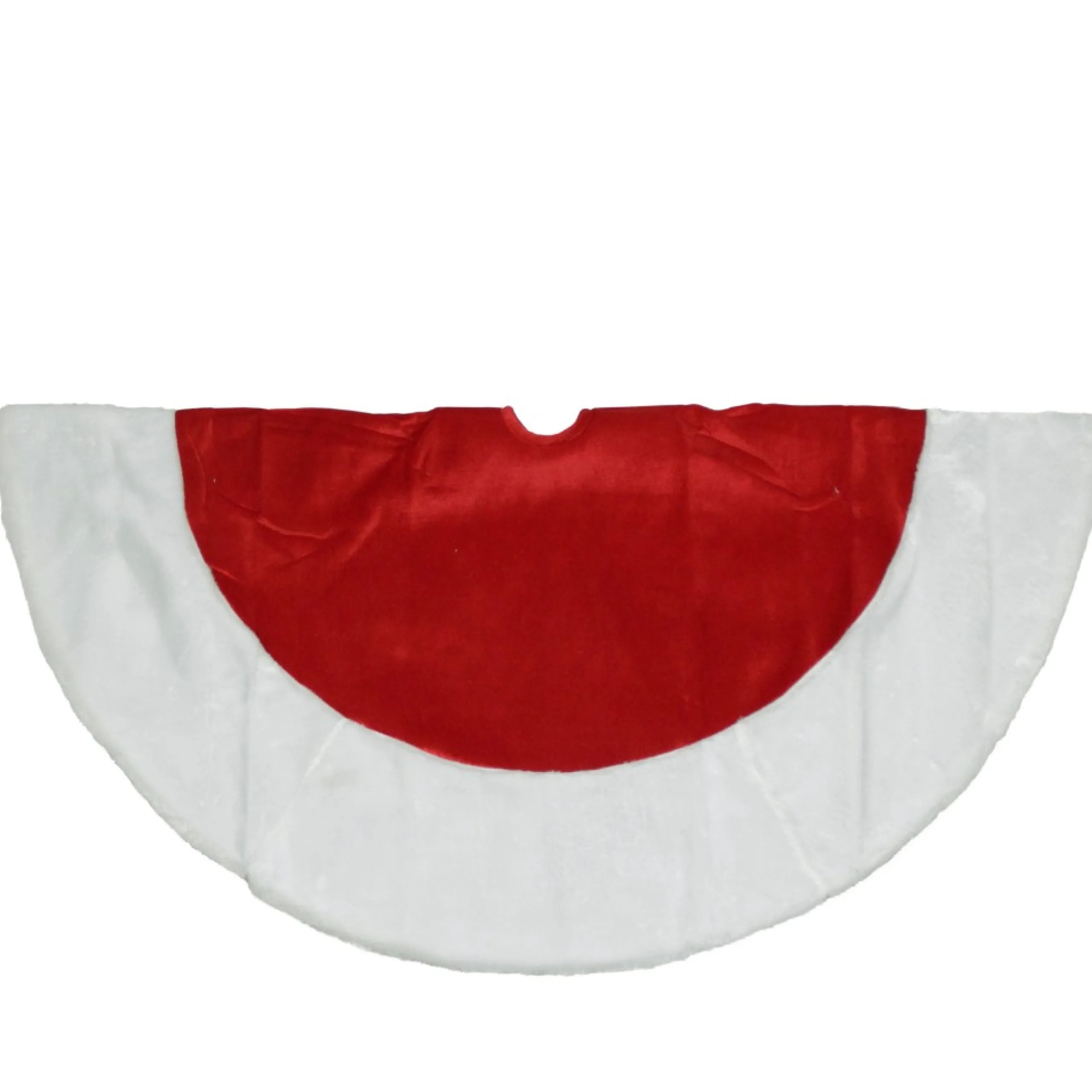 48 Inch And Smaller*Northlight 48" Red And White Traditional Christmas Tree Skirt