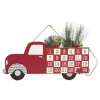 Advent Calendars*Contemporary Home Living 18" Red And White Tree Truck Christmas Advent Calendar