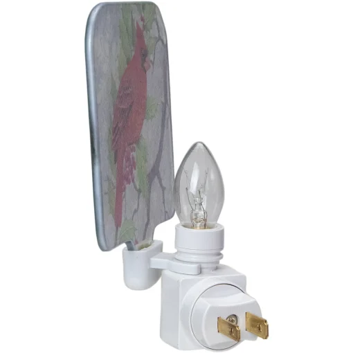 Northlight 4" Red Cardinal Glass Christmas Night Light