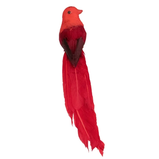 Northlight Animals>9" Red Cardinal With Long Tail Clip-On Christmas Ornament