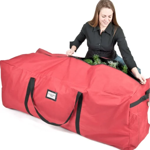 Decoration Storage*Santa’s Bags 59" Red Extra Large Christmas Tree Storage Bag