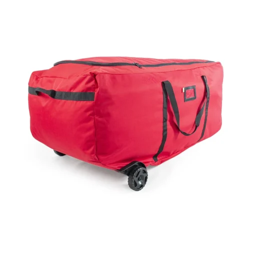Tree Storage*Northlight 56" Red Ez Roller Christmas Tree Storage Bag With Wheels