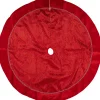 48 Inch And Smaller*Northlight 48" Red Glittered Swirl Christmas Tree Skirt