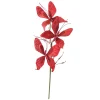 Sprays, Branches & Picks*Midwest 22" Red Glittered Three Butterflies With Spiral Wired Craft Pick