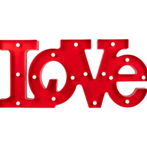 Northlight 20" Red 'Love' Led Valentine's Day Marquee Wall Sign
