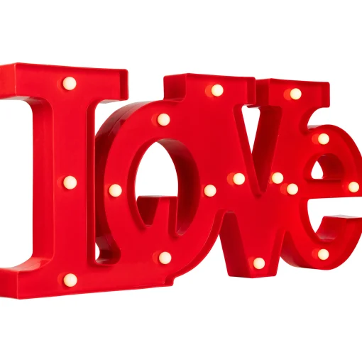 Northlight 20" Red 'Love' Led Valentine's Day Marquee Wall Sign