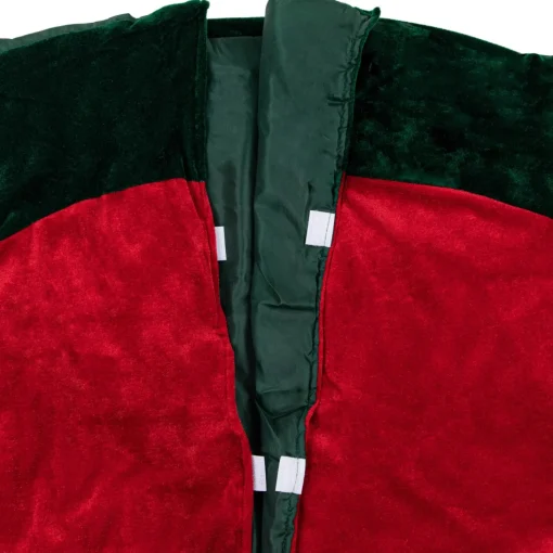 50 Inch And Larger*Northlight 60" Red Traditional Christmas Tree Skirt With Green Border Trim