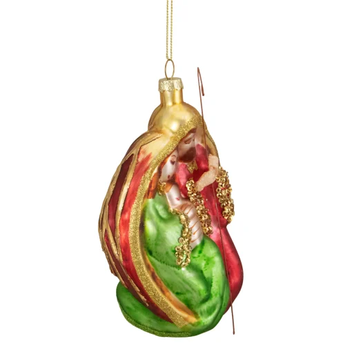 Northlight Nativity & Religious>6" Religious Holy Family Glass Nativity Christmas Ornament
