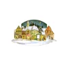 Advent Calendars*Alexander Taron 19" Richard Sellmer Advent 3-D Village Scene Christmas Wall Decoration