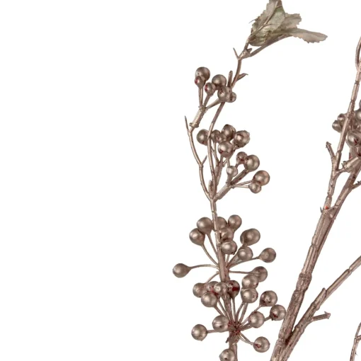 Sprays, Branches & Picks*Northlight 37" Rose Gold Glittered Berries Artificial Christmas Spray