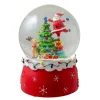 Snow Globes*Northlight 5.75" Santa Decorating A Christmas Tree Musical Snow Globe