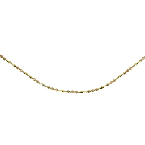 Beaded Garland*Northlight 9' Shiny And Matte Gold Beaded Christmas Garland, Unlit