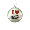 Northlight Licensed>4" Silver And Orange Candy Lane Tootsie Roll Chewy Chocolate Christmas Disc Ornament