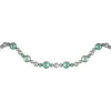 Specialty Garland*Northlight 6' Silver And Seafoam Green 3-Finish Shatterproof Ball Christmas Garland