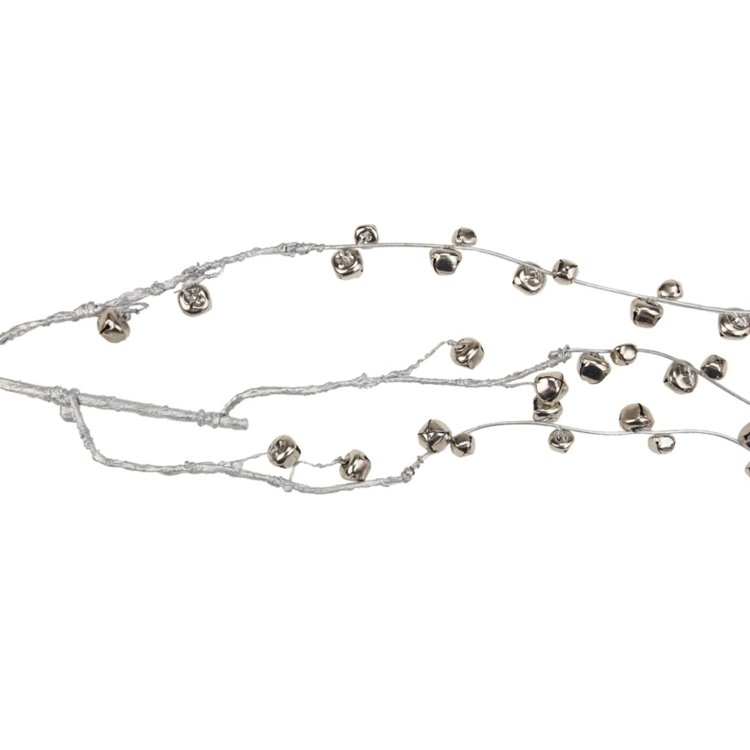 Bells*Northlight 41" Silver Hanging Jingle Bell Artificial Christmas Spray