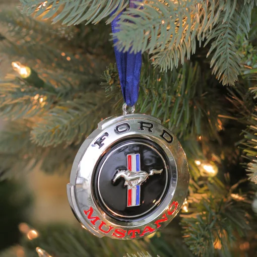 Northlight Transportation>3" Silver Plated Ford Mustang Gt Christmas Ornament