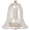 Christmas by Krebs Bells & Jingle Buddies>9" Silver Shatterproof Shiny Christmas Bell Ornament