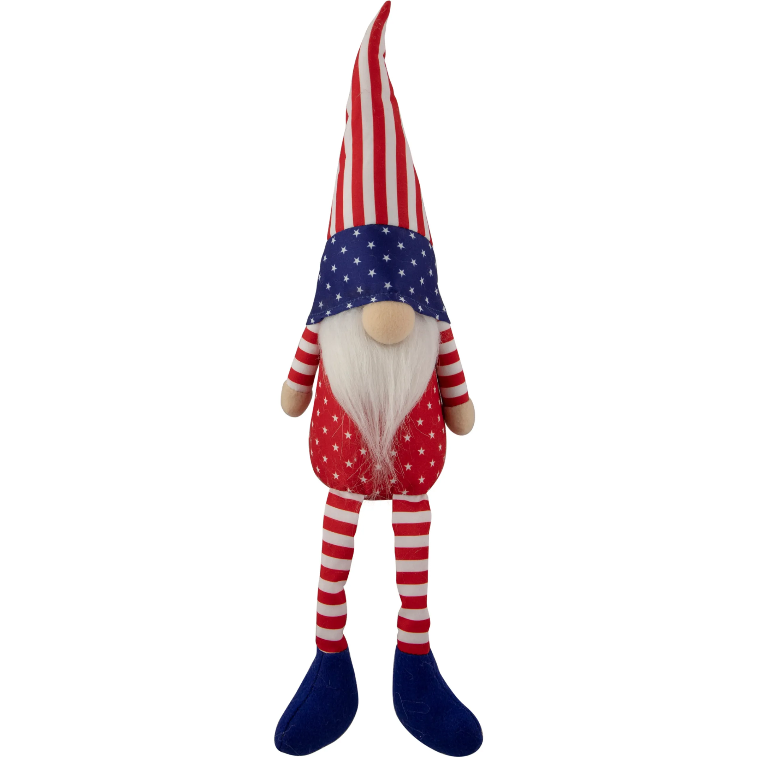 Northlight 17.75" Sitting Patriotic Boy 4Th Of July Gnome