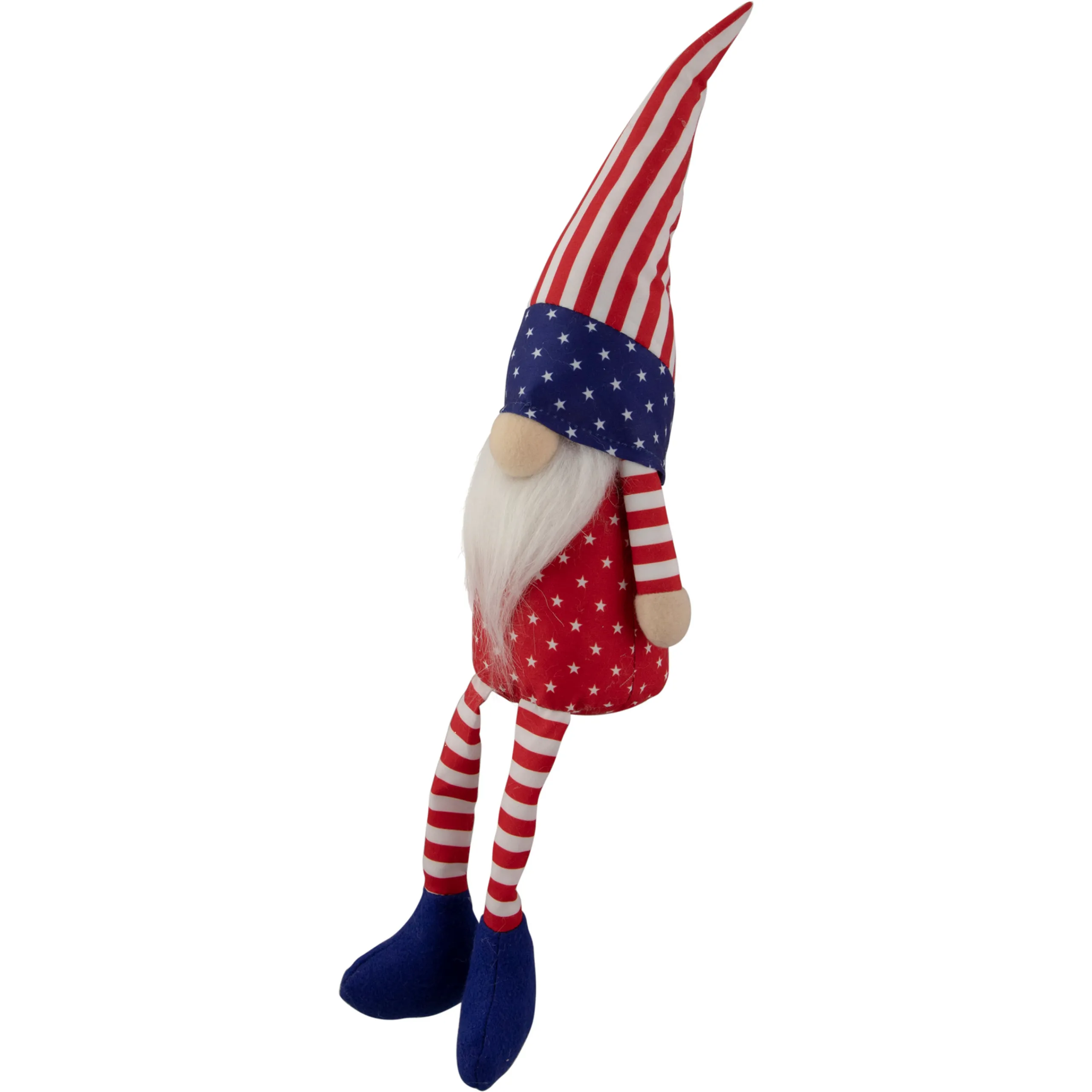 Northlight 17.75" Sitting Patriotic Boy 4Th Of July Gnome