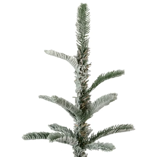 Northlight 9 And 9.5 Feet Tall>9' Slim Flocked Nordmann Fir Artificial Christmas Tree - Unlit