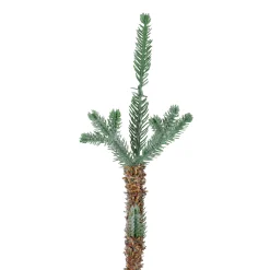 Northlight Potted Trees></noscript>4' Snow Covered Frosted Pine Artificial Christmas Tree With Jute Base – Unlit