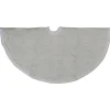 48 Inch And Smaller*Northlight 18" Solid Cream White Quilted Christmas Hexagon Mini Tree Skirt