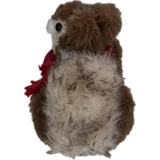 Plush Figures*Northlight 6" Standing Squirrel With Pinecone And Red Scarf Tabletop Christmas Figurine