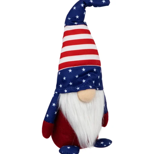 Northlight 9.5" Stars And Stripes Patriotic Usa Gnome Figurine