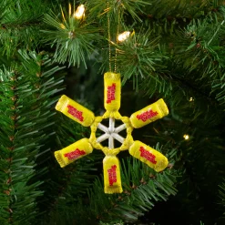 Northlight Licensed>4" Sugar Daddy Lollipop Snowflake Christmas Ornament