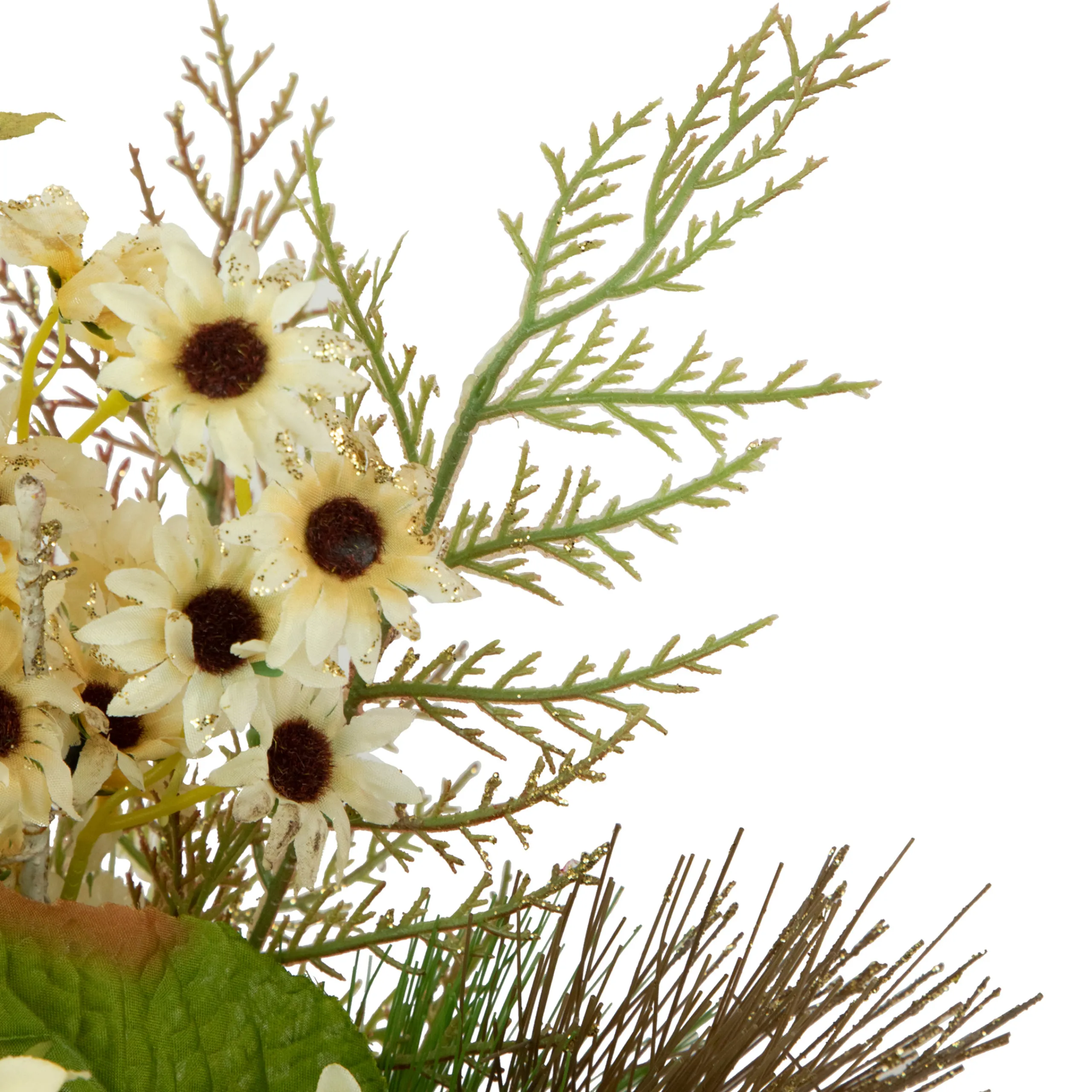 Northlight 16" Sunflowers And Berries Artificial Fall Harvest Floral Decoration