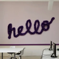 Specialty Garland*Showdown Displays 25' Teal Blue Metallic Twist Novelty Christmas Garland