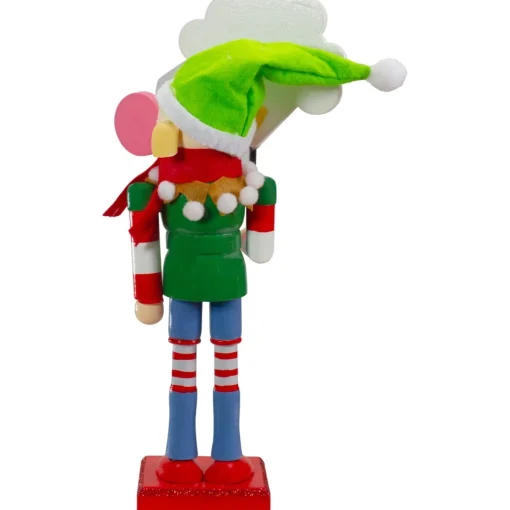 Table Top Pieces*Northlight 11" Tootsie Roll Charms Blow Pop Wooden Christmas Elf Figure