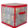 Northlight Ornament Storage>12" Transparent Zip Up Christmas Storage Box- Holds 27 Ornaments
