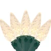 Northlight 70 Warm White Led Faceted C6 Christmas Lights - 23 Ft Green Wire