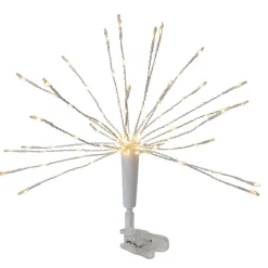 Lighted Tree Toppers*Northlight 12" Warm White Led Lighted Firework Christmas Tree Topper