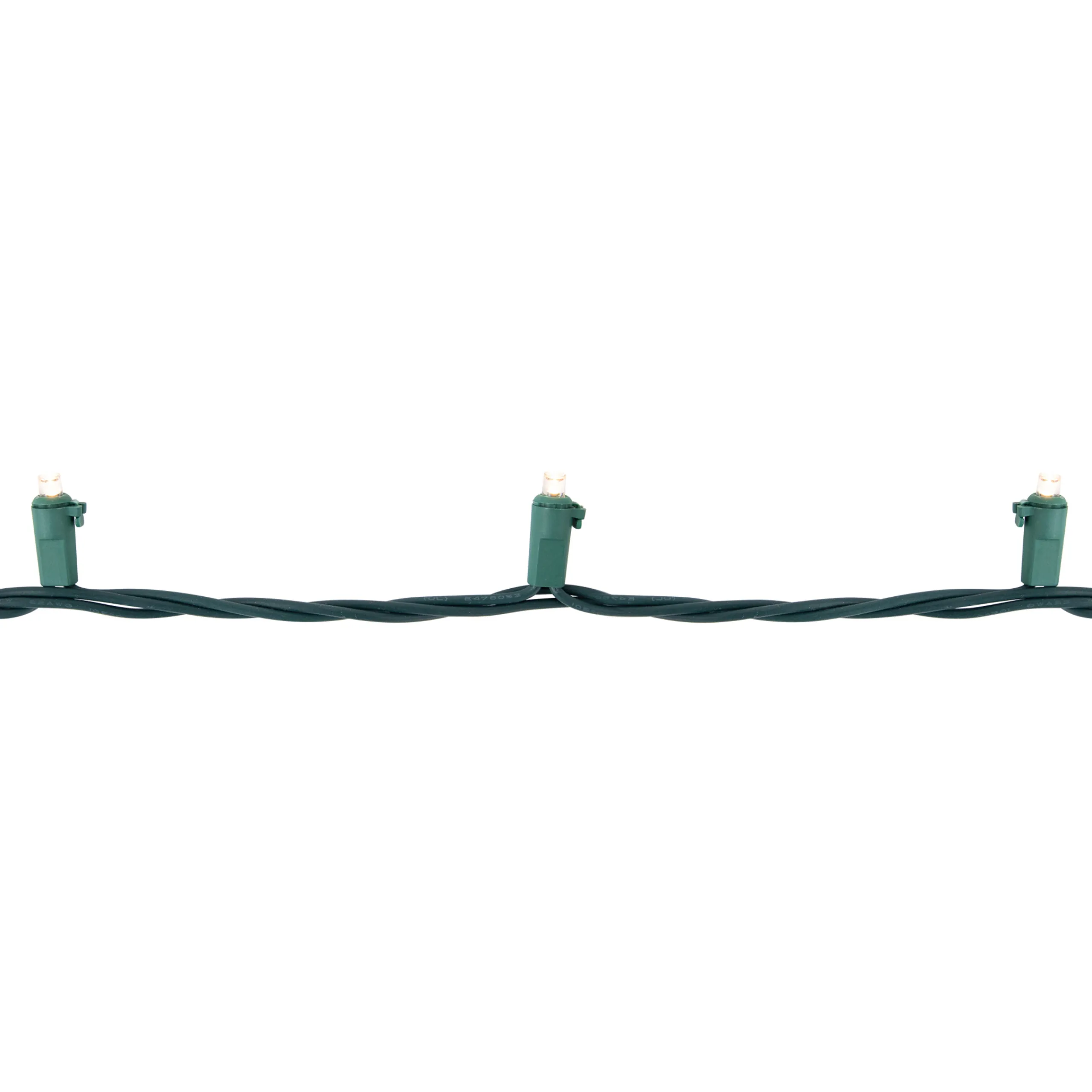 Northlight 300 Warm White Led Wide Angle Christmas Lights - 74.75 Ft Green Wire